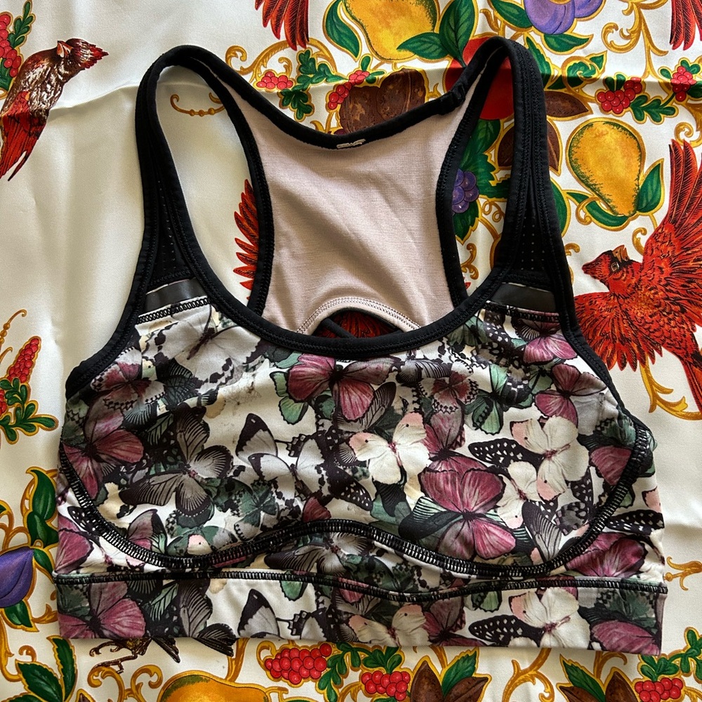 lululemon athletica Multicolor Butterfly Sports Bra
